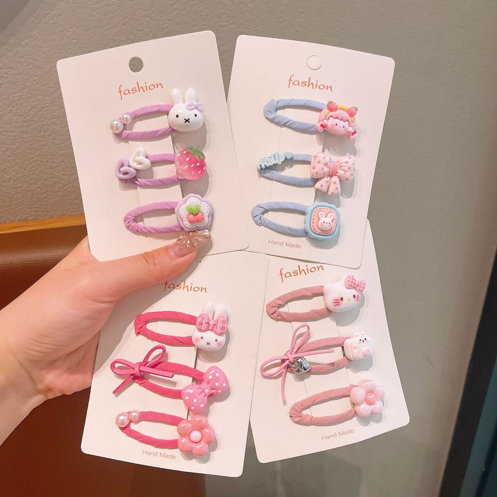 Children'S Bb Clip Cute Cartoon Baby Bangs Hairpin Baby Hairpin Does Not Hurt Hair Infant Hair Accessories Girl Clip