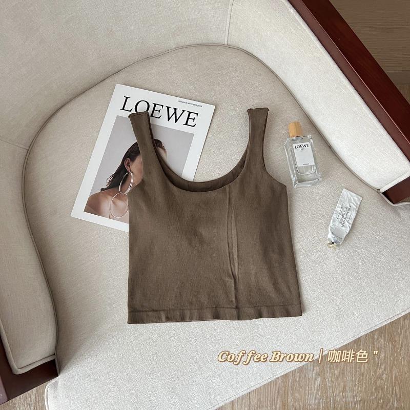 Seamless Padded Strap Tank Top