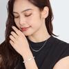Lala Christie Bar Design Silver 925 Necklace Women's [WHITE Label] P14005-w
