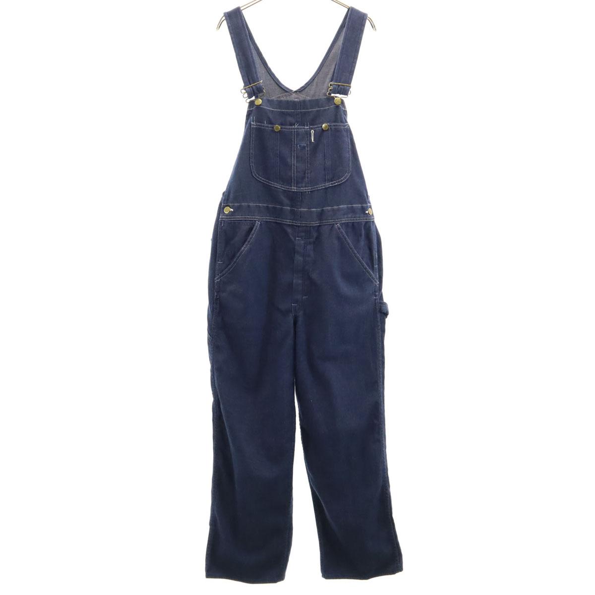 

Sears 70-е 80-е винтажный джинсовый комбинезон темно-синий малярный мужской б/у
