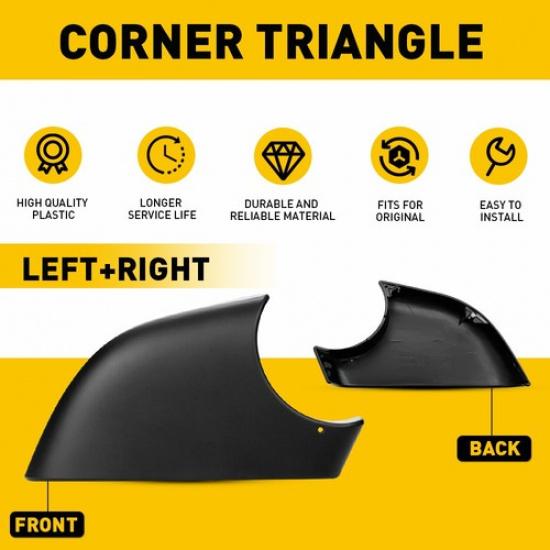 

Right & Left Wing Side Door Mirror Cover Lower For Holder 2017- Tesla Model3