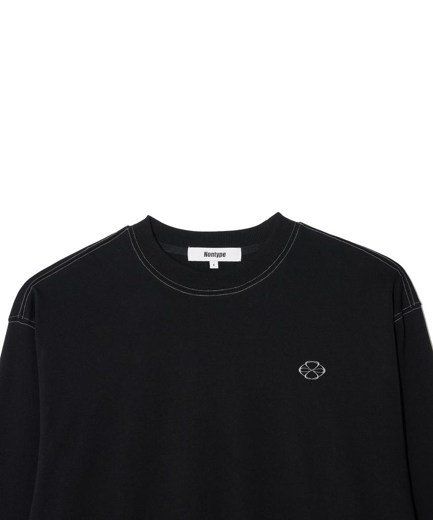 Nontai Woven Pocket L/S T-Shirts (Black)