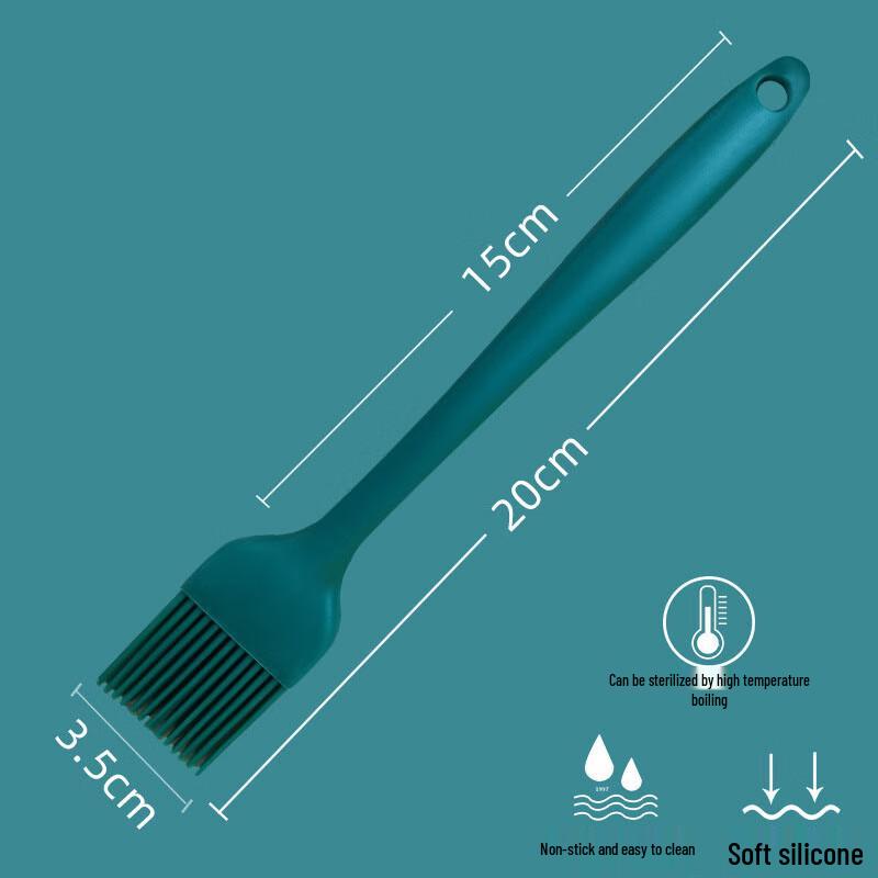 DeShangYuan Heat-Resistant Silicone Basting & Oil Brush Large