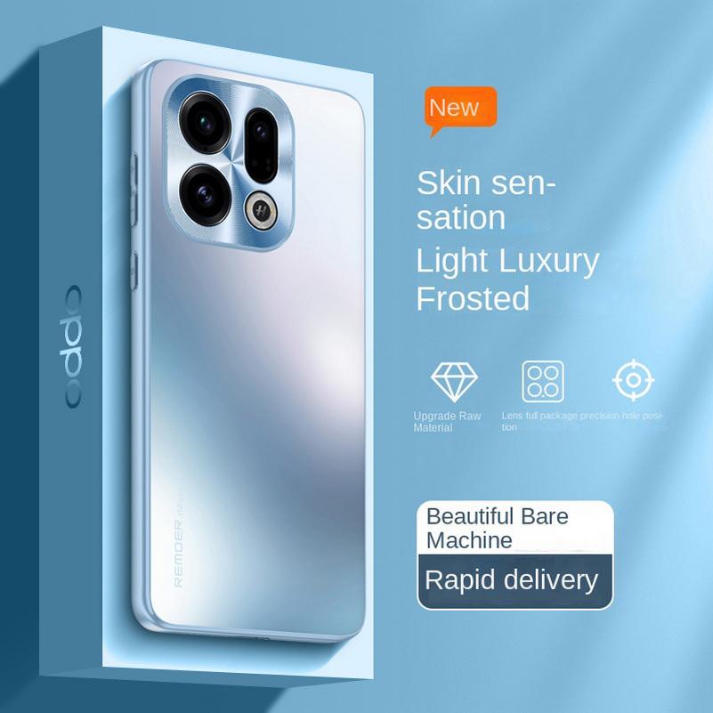 

Matte Acrylic Back Cover Metal Camera Protect Case For OPPO Find X9 Pro find x9 X8 Pro X7 Ultra X6 Reno 13 pro Shockproof Cover OPPO Find X9 Pro