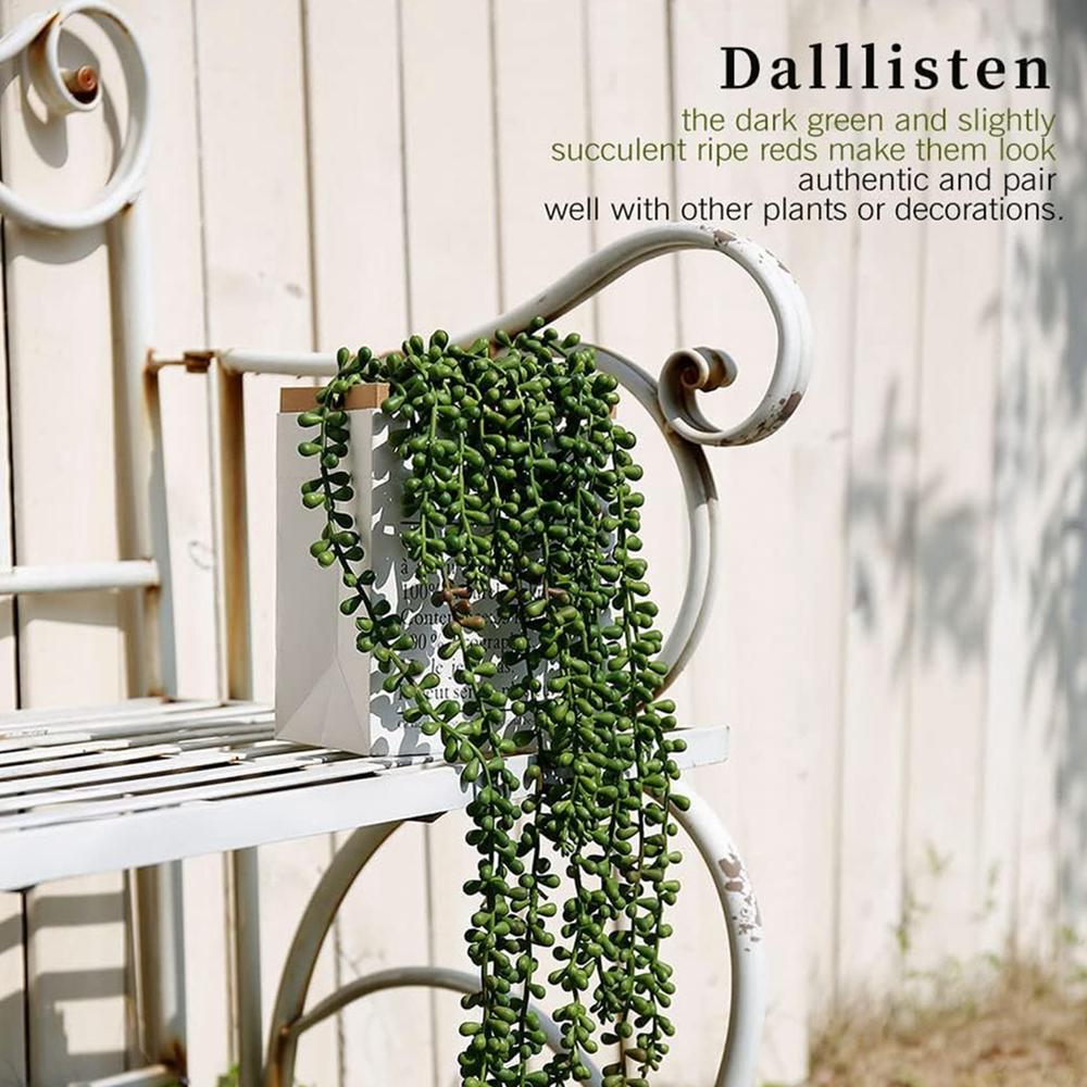 2/5pcs Plastic Fern Artificial Plants Vine Room Accessory Home Wall Hanging Wedding Arch Decor Photography Props Diy Centerpiece