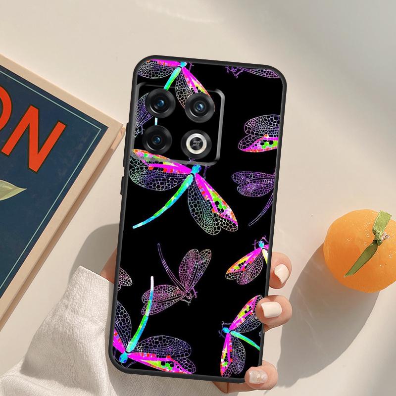 Colorful Dragonfly Case For OnePlus 13T 10T 10R 12R 13R 15 13 12 11 10 9 Pro Nord CE 5 2 3 4 Lite N20 N30 Cover