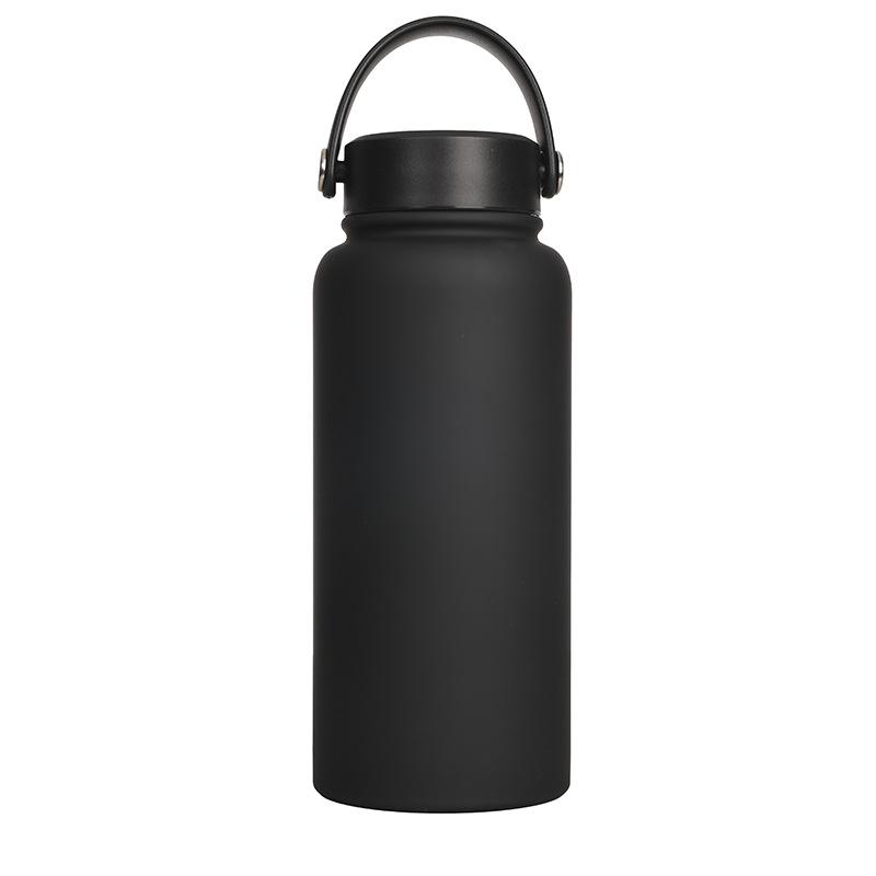 304 Edelstahl Thermosbecher Große Kapazität Tragbar Tragbar Weltraumtopf Outdoor Sportkessel