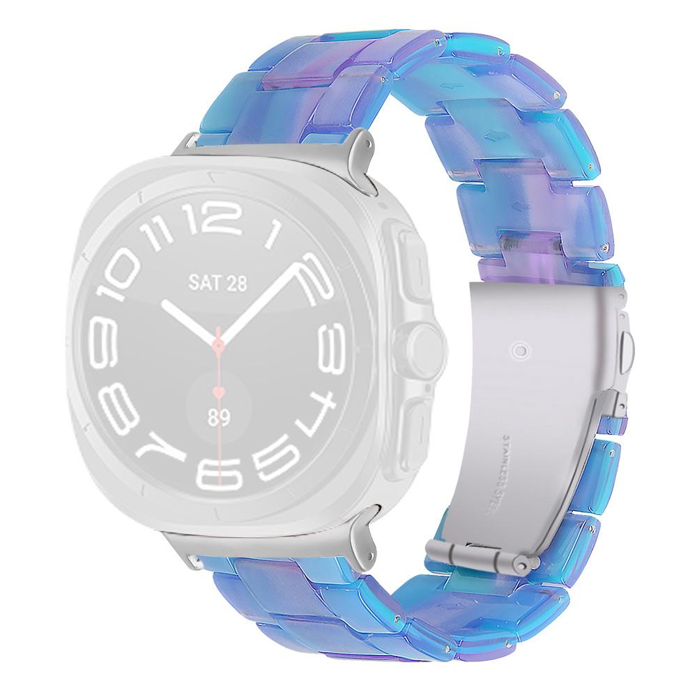 For Samsung Galaxy Watch Ultra (2025) 47mm Watch Strap Acrylic Resin Waterproof Wrist Band