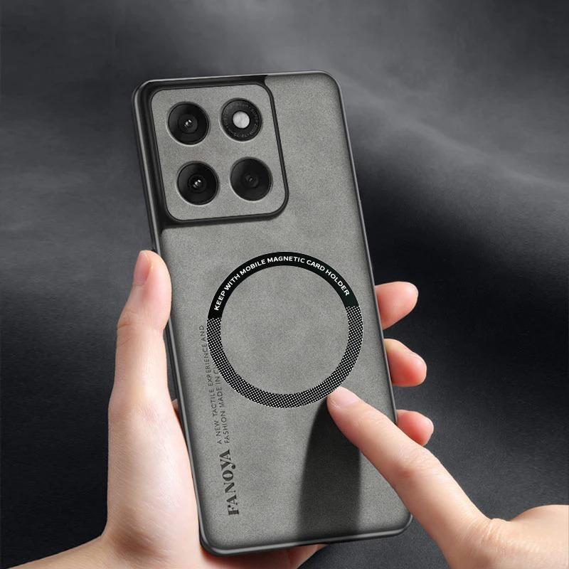 Leather Soft Phone Case for Motorola Signature Edge70 Pro Fusion+ Ultra G87 G77 G67 G57 G47 G37 G17 Power Magnetic Protect Cover