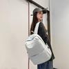 2025 Neuer Stil Minimalistischer Rucksack: Schulranzen mit großer Kapazität für Mädchen der Unter- und Oberstufe - Einfarbig, perfekt für kurze Ausflüge