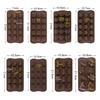 Silicone World Silicone Mold Chocolate Mold Fondant Patisserie Candy Bar Mould Cake Mode Decoration Kitchen Baking Accessories
