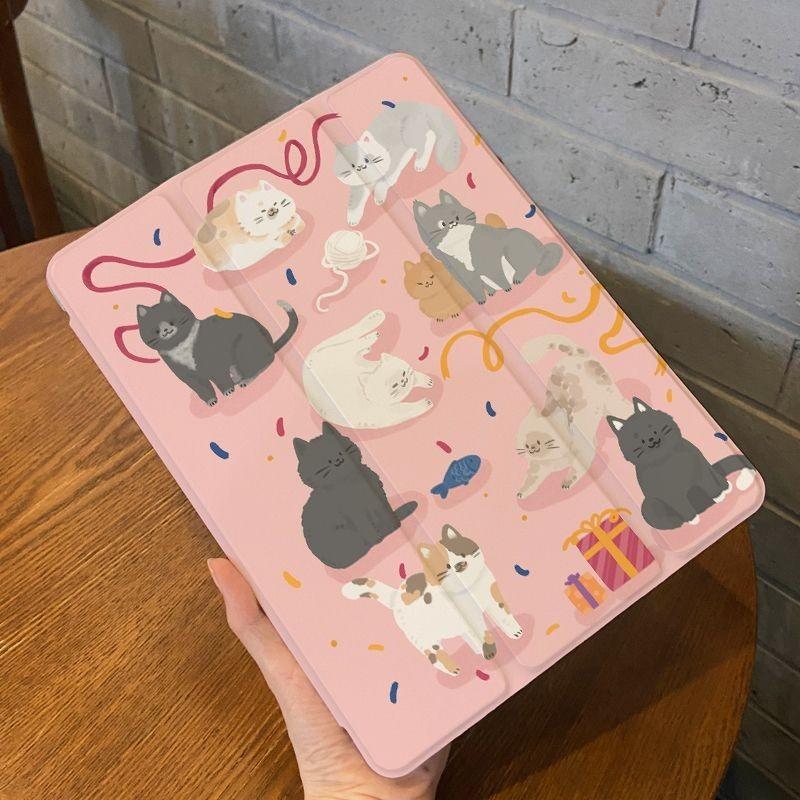 For iPad Gen 9 Case New High Quality Cute Dog Pattern iPad Smart Case For iPad Air 4 5 10.9 Air 3 10.5 Mini 6 5 4 Gen 10 with Pencil Holder