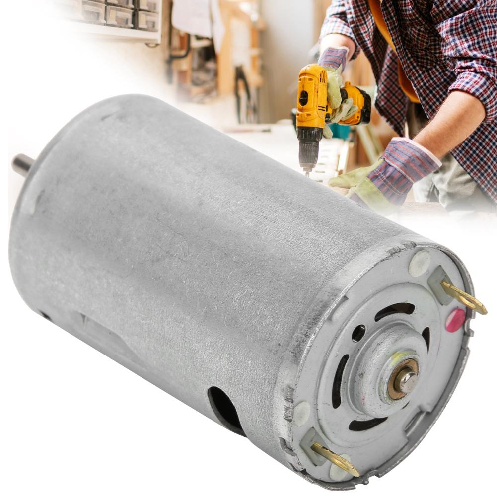 Silný magnetický kartáčový motor 550 DC24V Motor Příslušenství pro elektrickou vrtačku 10000 ot/min