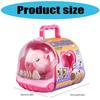 Realistic Walking Capybara Plush Toy with Sound Engaging Electric Pet Animal Dolls Toy for Children Interactive Toy  Pink