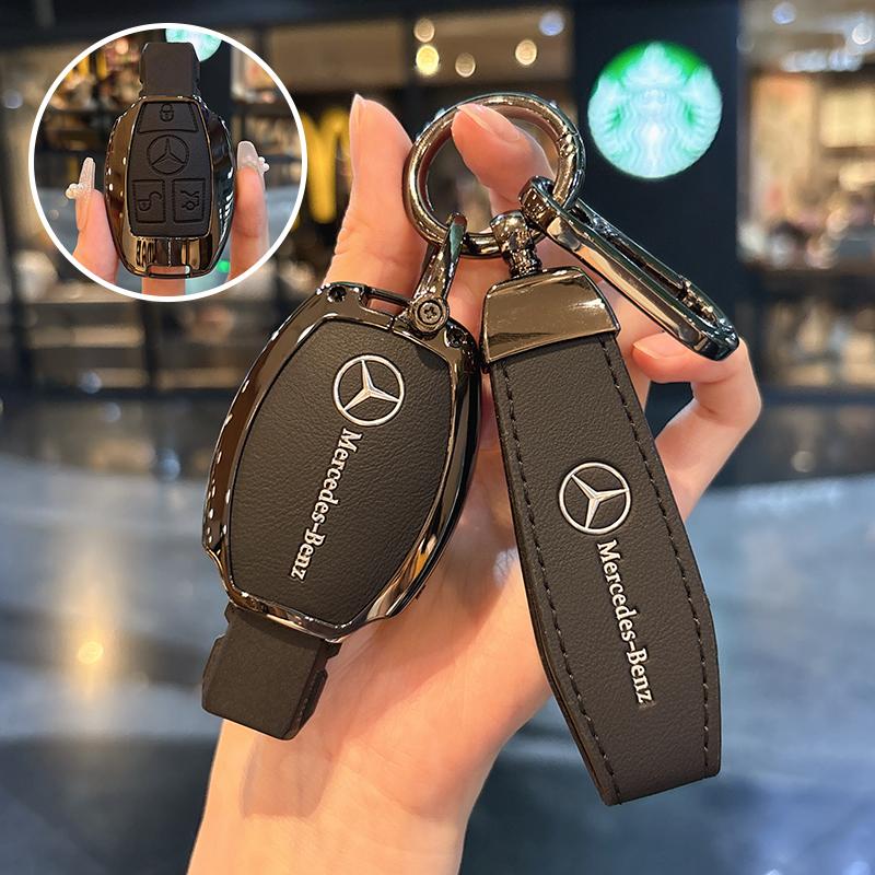 SFX1 TPU Key Case Cover Car Accessories Fob Protector for Mercedes Benz S400L S450/S500 MaybachS480 Keychain Holder Keyring Shell