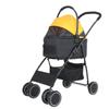 Detachable Dog Stroller Load Bearing 15kg Lightweight Folding Pet Stroller Four-wheeled Pet Trolley Cat Stroller Pet Carrier