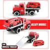 1:60 American Muscle Alloy Model Toy Car Music Light Pull Back Diecast Metal Transport Truck Models Collection Gifts Boys