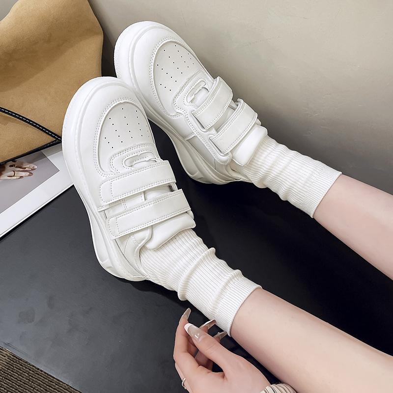 Fashion 2025 Women Sneakers Fashion Shoes Spring Trend Casual Flats Female New Fashion Comfort White Vulcanized Platform Shoes for Women