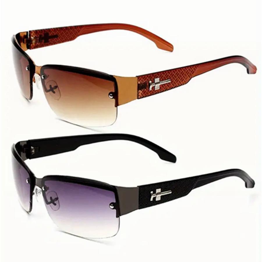 

2PCS Fashion Oversized Sunglasses Women Plastic Female Big Frame Gradient Sun Glasses UV400 mujer