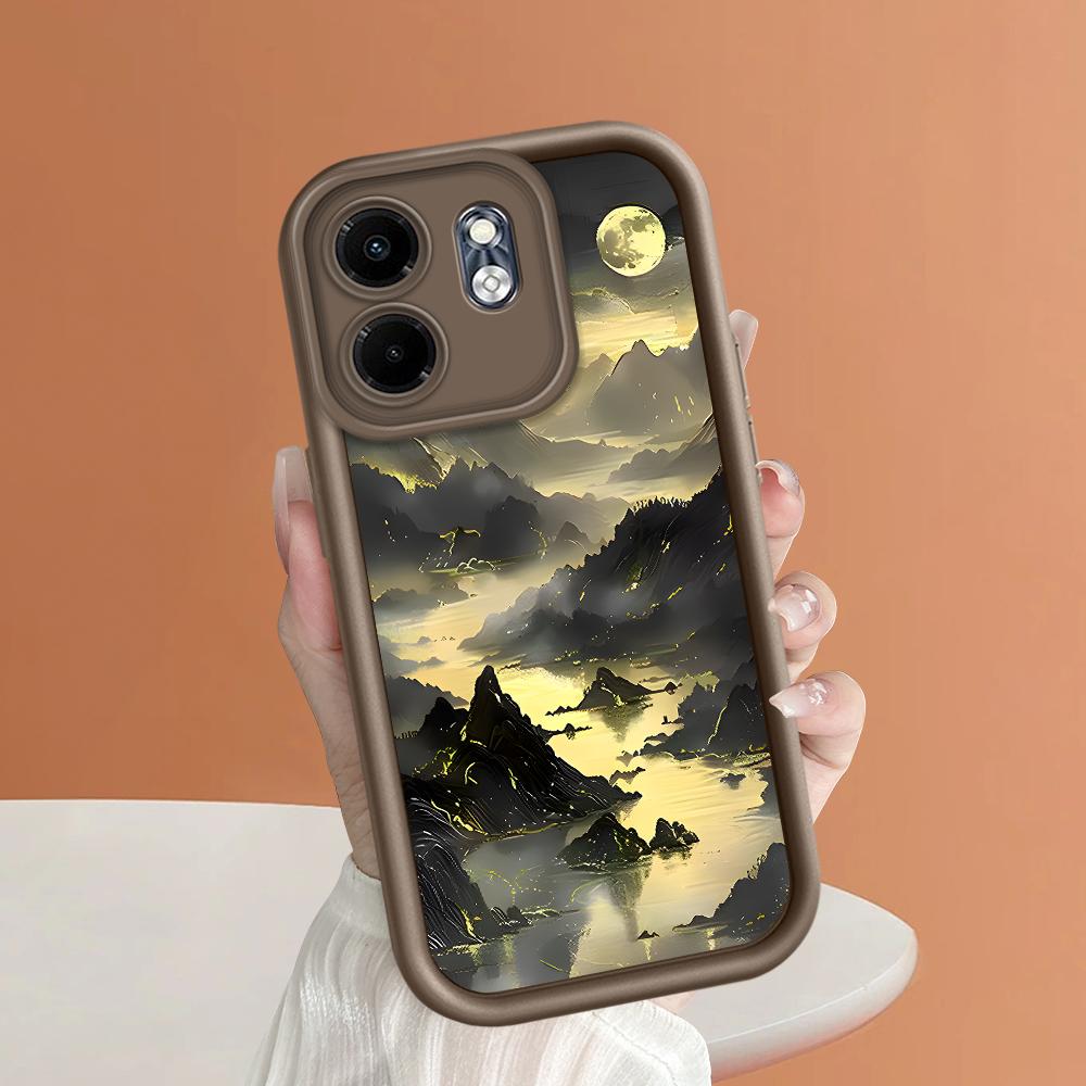 Soft Silicone Phone Casing Full Cover Camera Shockproof Protection Case for Huawei Honor Infinix Tecno iPhone Motorola Google