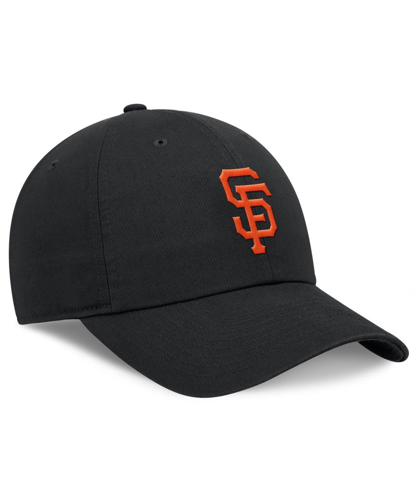 Panatigseu San Francisco Giants Nikeclub Unstrukturierte Bio-Baumwollkappe - Schwarz