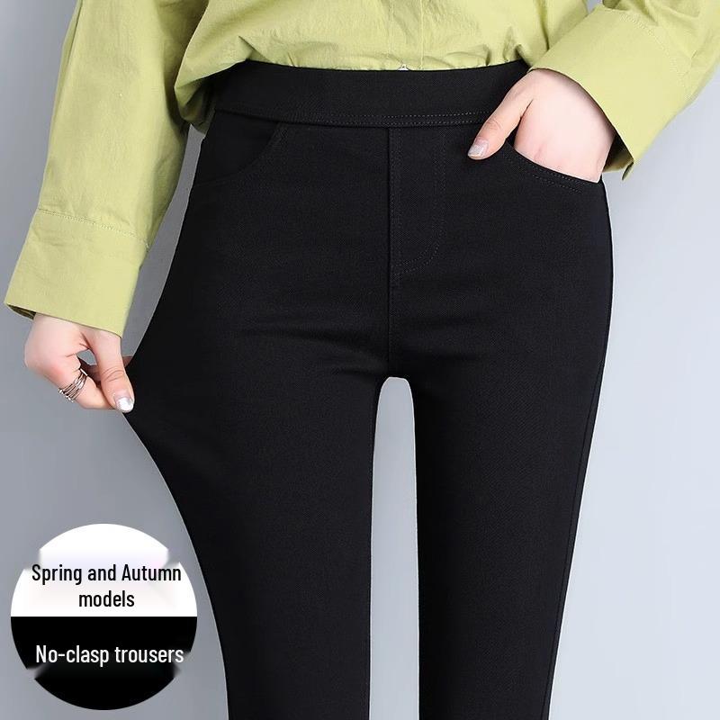 

Women s Fleece-Lined Winter Pants: Plus Size, Slimming, Butt Lifting, Tight-Fitting Yoga & Sports Base Layer. L (suitable for 100-115 jin)