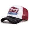 Unisex Baseballpet Klassieke STATION Letterpatroon Mesh Pet Mannen en Vrouwen Ademend Streetwear Zomer Trucker Pet
