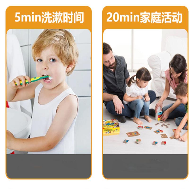 Square Student Timer Learning Reminder Alarm Clock Time Management Desktop Rainbow Countdown Portable Timer