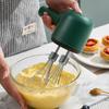 Kabelloser elektrischer Schneebesen-Handmixer, 3-Gang-Doppelstangensteuerung, kabelloses Design, Handfedermixer für Eier, Sahne, Milch