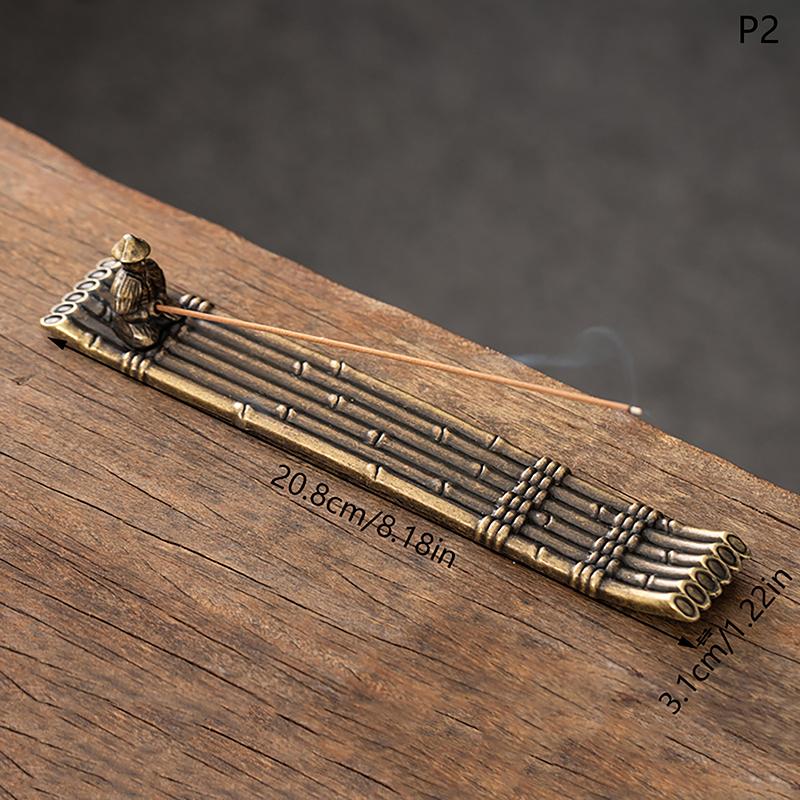 Kreativní stojánek na vonné tyčinky Stojánek na vonné tyčinky Loď Staří muži Rybaření Japonský styl Hořák na vonné tyčinky Aromaterapeutická ozdoba Domácí dekorace