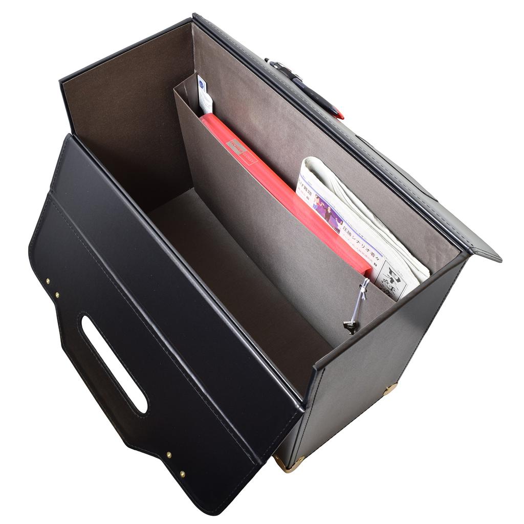 SiNCERO Pilotenkoffer, Flight Case, Aktentasche, Business-Tasche, Herren-Aktentasche, Hergestellt in Japan, Von oben zu öffnen (A3-Größe, Schlank, 10 cm Tiefe (wr-1178))