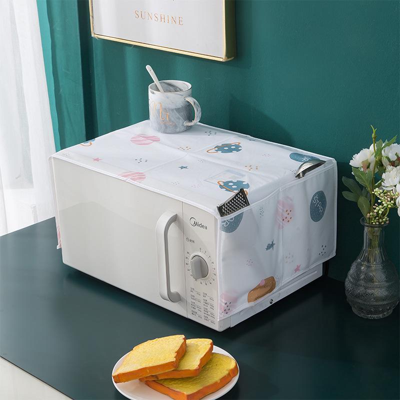 PEVA Waterproof Dustproof Refrigerator Cover & Storage Bag for Single/Double Doors