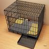 Medium/Large Dog Cage with Toilet - Indoor/Outdoor Pet Fence for Golden Retriever, Shiba, Teddy, and Kittens