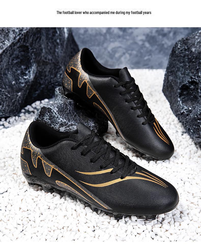 Long Nail AG Low-Top Artificial Grass Soccer Shoes for Men & Women