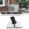Plastic Line Set Cover Kit Wall Mounted Line Set Cover  For Indoor Outdoor Air Conditioner