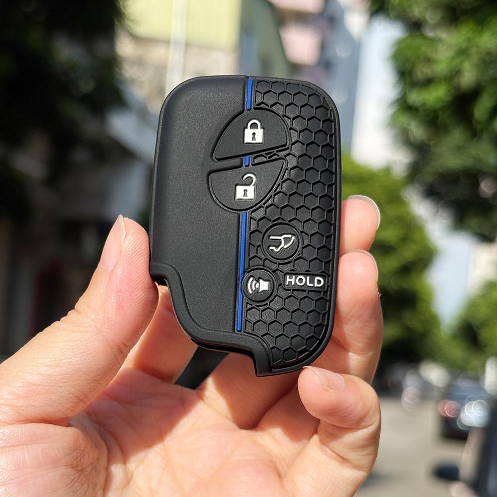 Key Fob Cover Holder For Lexus IS Is250 Ct200h 2015 GX460 GS300 IS220 RX270 RX350 RX300 Rubber Remote Protector Keychain