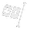 4 Sets 6 Inch T Style Door Holder Catch Entry Latch Stopper with Bumper Posts and Mounting Screws for RV Travel Trailer