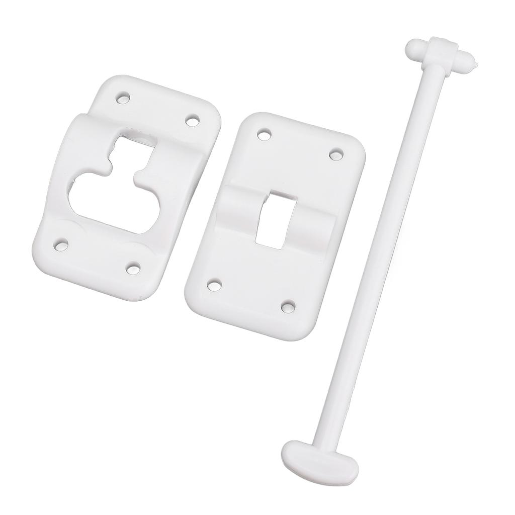 4 Sets 6 Inch T Style Door Holder Catch Entry Latch Stopper with Bumper Posts and Mounting Screws for RV Travel Trailer