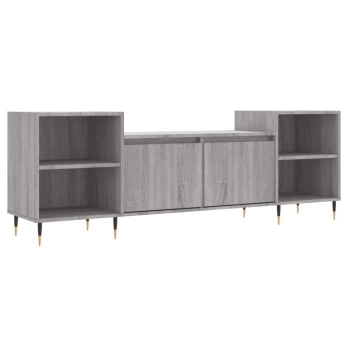 VidaXL TV Stand Sonoma Grey 160x35x55 Cm Engineered Wood 831338