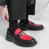 Fashion Business Casual Leather Flats Man Spring Autumn Designer Breathable Men's Top Layer Men's Footwear Loafers Mens Slip On Shoes