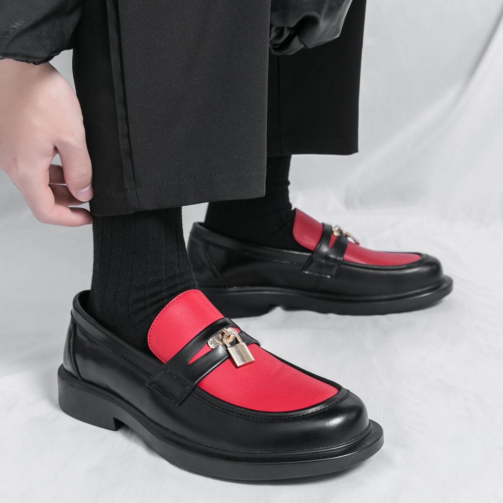 Fashion Business Casual Leather Flats Man Spring Autumn Designer Breathable Men's Top Layer Men's Footwear Loafers Mens Slip On Shoes