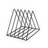 Nordic Triangle Book Holder & Desktop Organizer - Stylish Student Bookshelf & Storage Rack