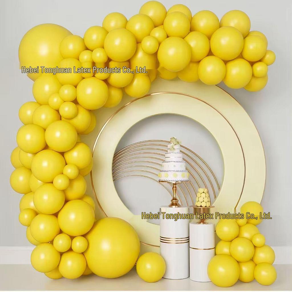 Conjunto de Balões Macarons Matte e Metálicos para Decorações de Festa de Aniversário Multicena