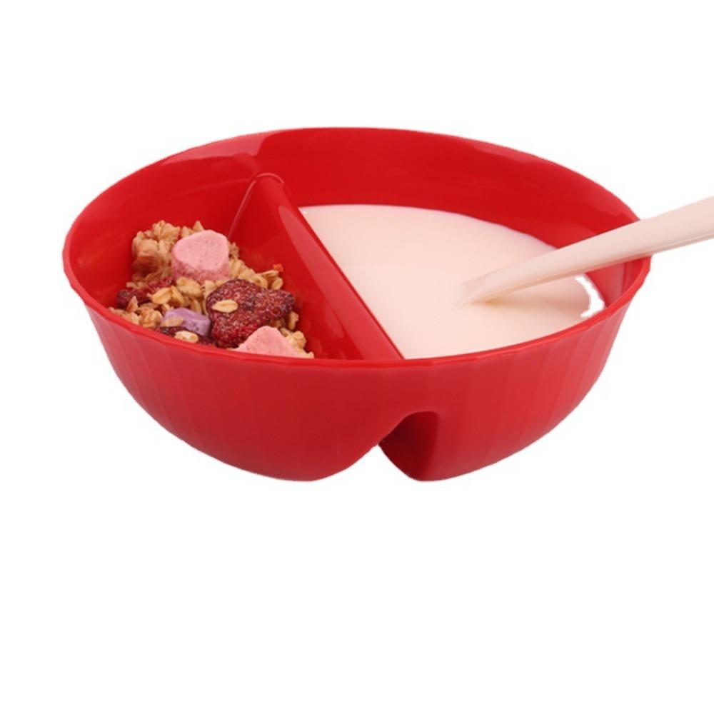 2 Fächer Pommes Schalen Geteilte Snackschale Gewürzschale Müslischale Salat