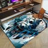 1pc Wolf Dreamcatcher Carpet Anti Slip Polyester Floor Mat for office.Bedroom