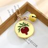 Sommarfrukter Granatäpple Hänge Nyckelring Bilnyckelring Nyckelring Tillbehör Väskaccessoarer Gåva