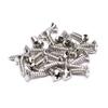 25pcs Electric Guitar Parts Guard Plate Screws 3mm Electric Guitar Screw Set Pickguard Back Plate Mount DIY Luthier Tools