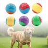 6pcs Interactive Squeaky Dog Chewing Ball For Puppies Adult Dog Teeth Cleaning Texture Ball for Outdoor Entertainment