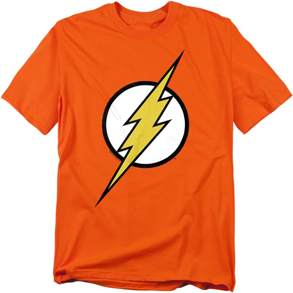 Popfunk The Flash Lightning Bolt Logo T Shirt Red