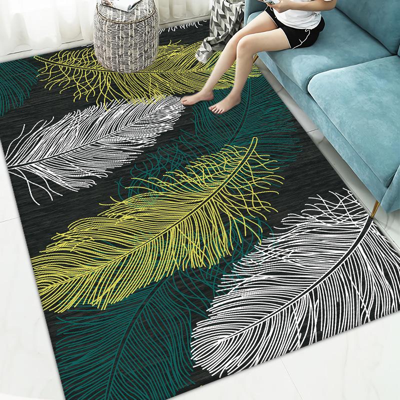 Nordic Simple Carpet Living Room Coffee Table Large Carpet Anti-Slip Bedroom Bedside Floor Mat Home Decoration Area Rug